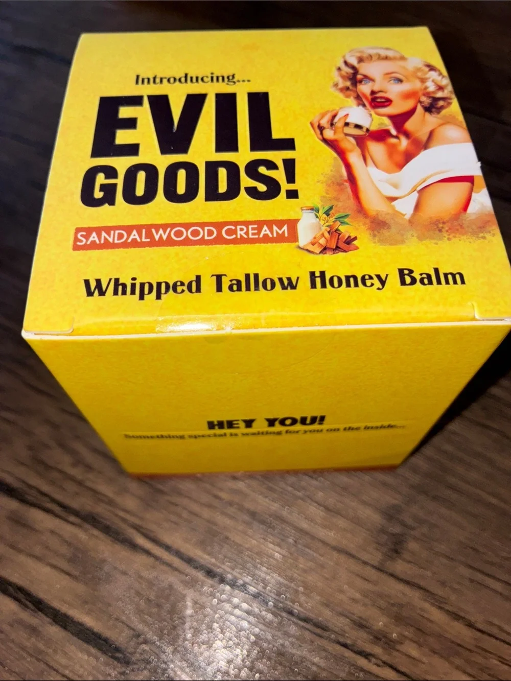 Evil Goods Sandlewood Whipped Yellow Honey Balm